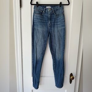 Good American High Rise Blue Jeans